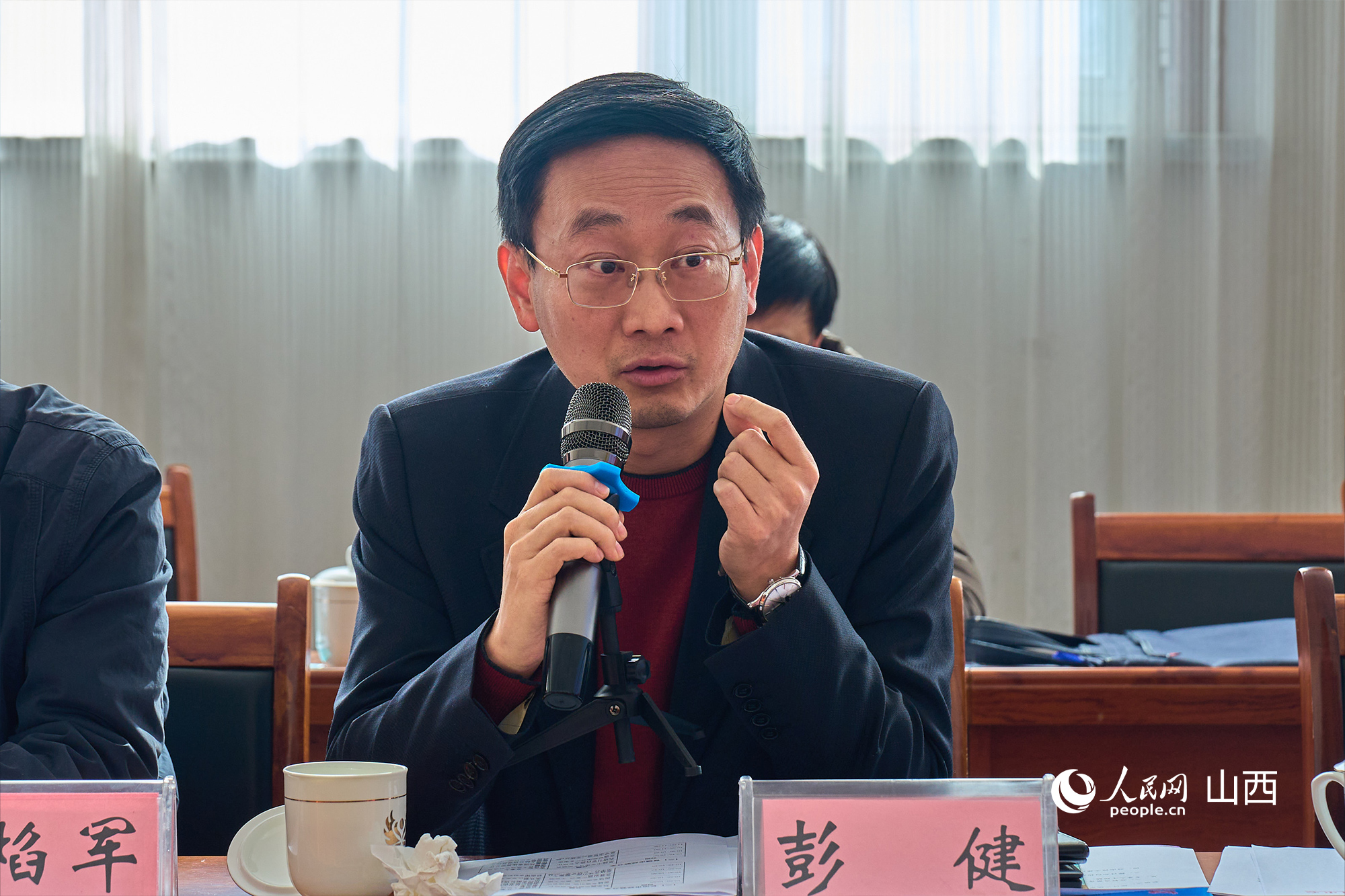 文化和旅游部文化和旅游研究基地(中国传媒大学)主任彭健。人民网 张超宁摄