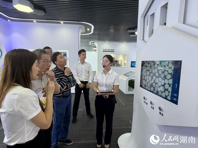 中伟新能源参观。人民网记者 林洛頫摄